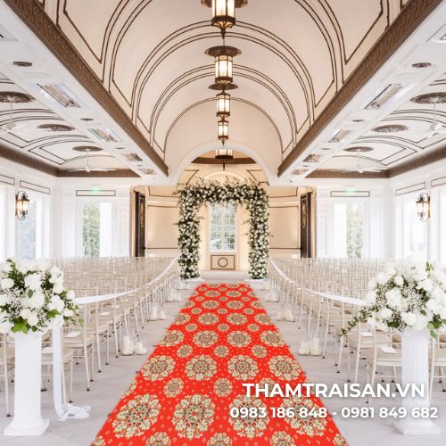 Thảm nỉ sự kiện hoa văn Carpet