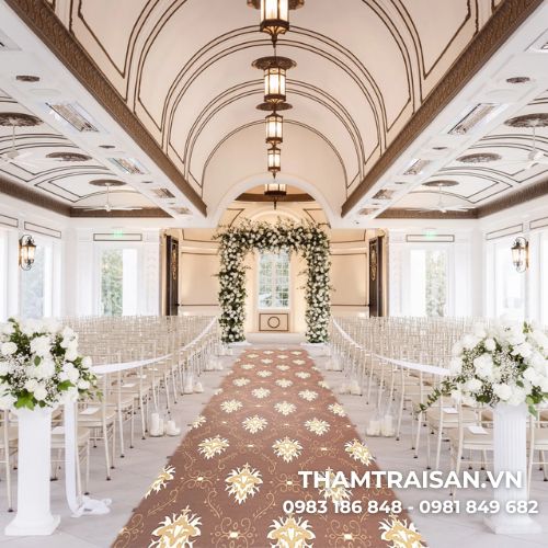 Thảm nỉ sự kiện hoa văn Carpet