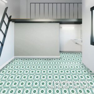 Thảm simili trải sàn hoa văn Carpet mẫu 4