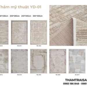 Các mẫu thảm mỹ thuật YD-01