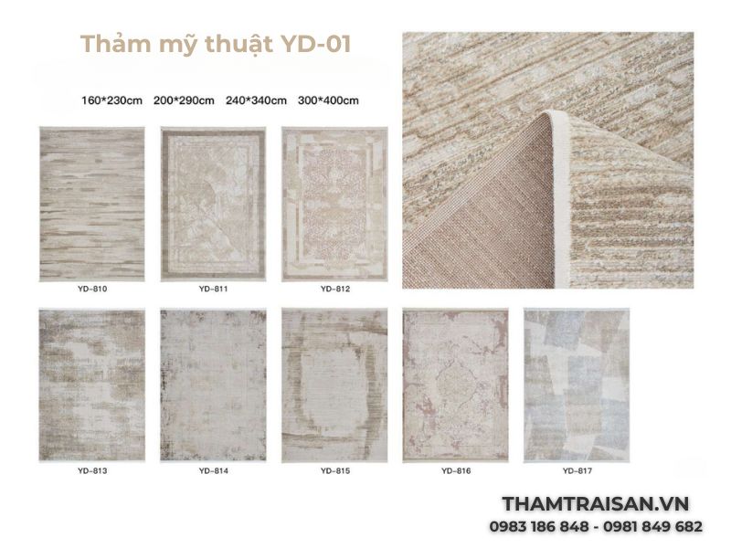 Các mẫu thảm mỹ thuật YD-01