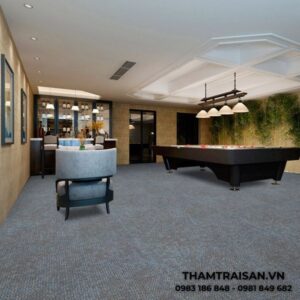 Thảm cuộn hoa văn BT tại phòng bia