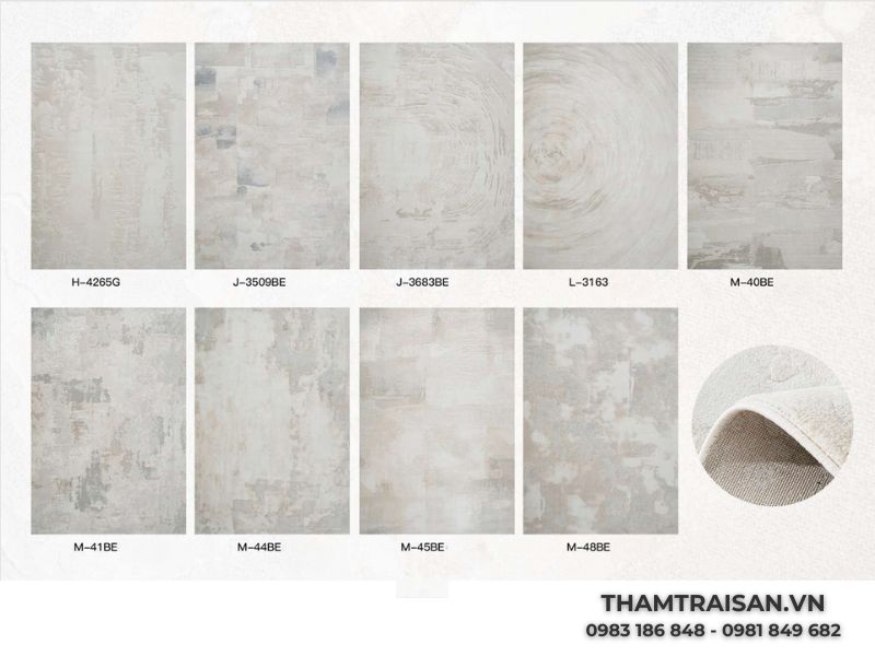 Thảm mỹ thuật YUNYI phong cách hiện đại