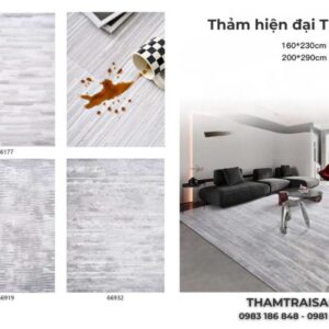 Hình ảnh thảm mỹ thuật hiện đại TROY