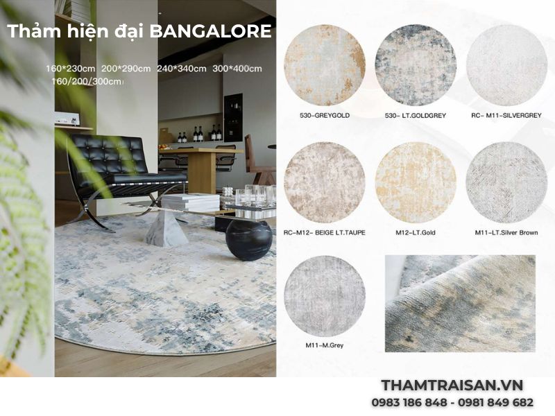 Thảm trải sàn mỹ thuật hiện đại BANGALORE