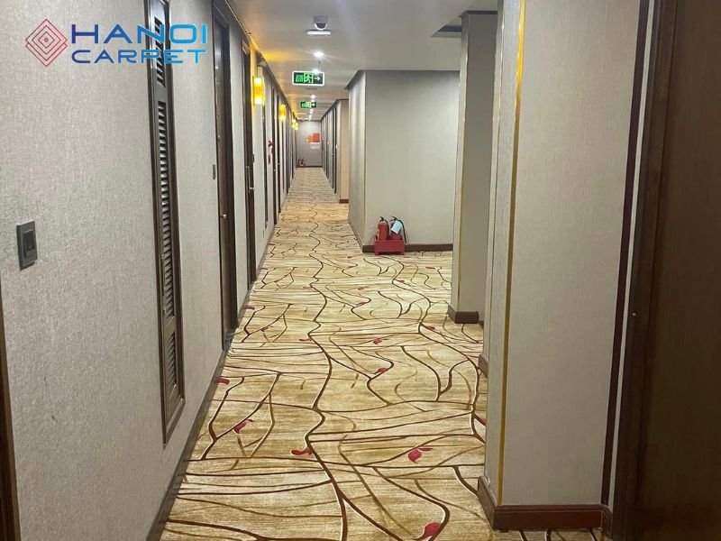 Thảm trải khách sạn khu vực hành lang