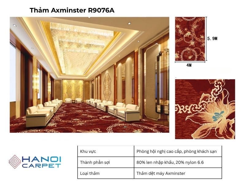 Hình ảnh thảm trải sàn Axminster R9076A