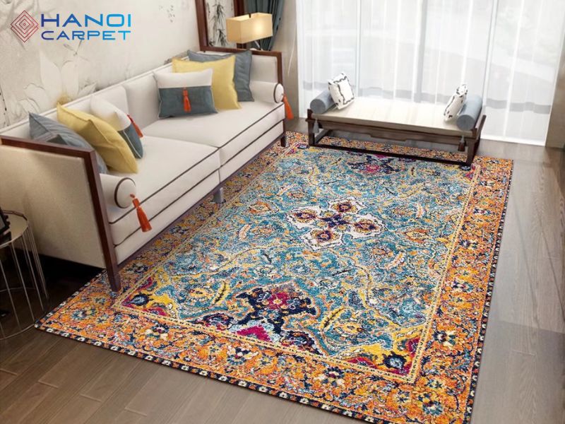 Lựa chọn mẫu thảm và sofa phù hợp