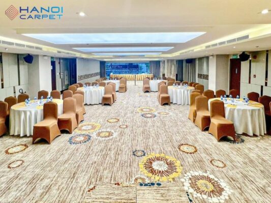 Phối màu thảm hội trường