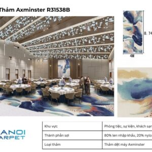 Ứng dụng thực tế của Thảm Axminster R31538B