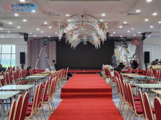 Ý nghĩa của thảm đỏ hội trường trong sự kiện