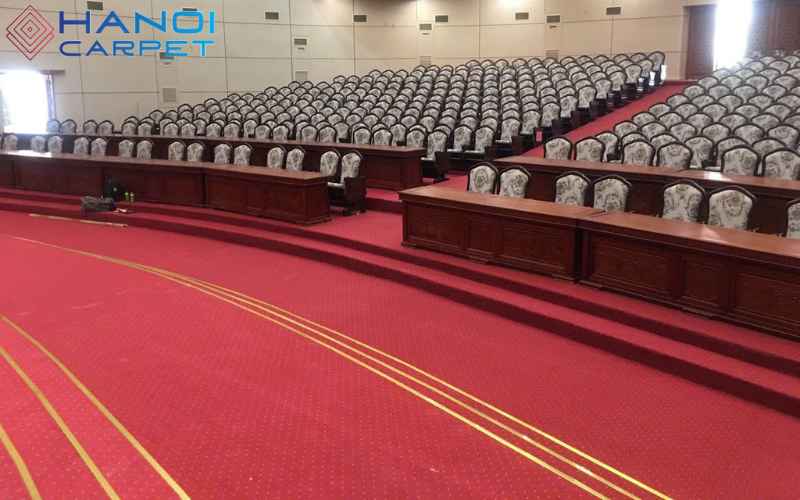 Công dụng của thảm trải sàn hội trường