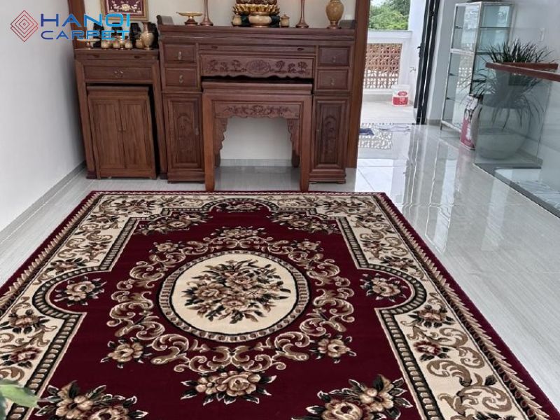 Kích thước thảm trải phòng thờ tiêu chuẩn và cách đo đạc