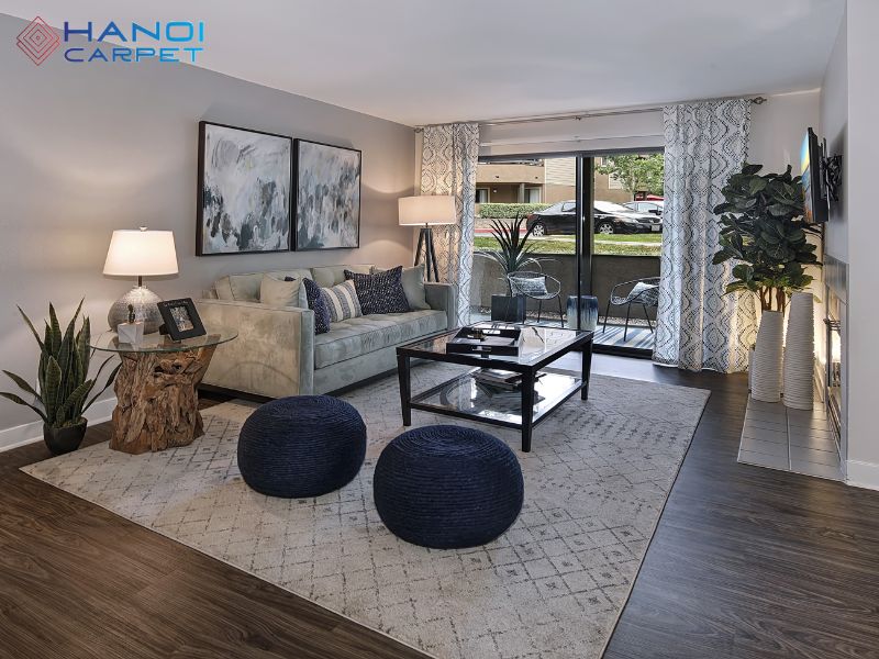 Xu hướng thảm sofa phòng khách hiện đại