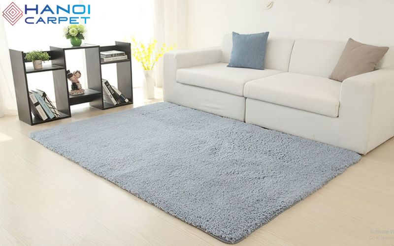 Bí quyết lựa chọn thảm lông phòng khách phù hợp