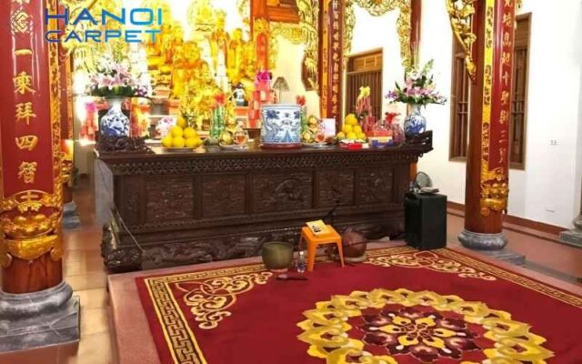 thảm trải phòng thờ cổ điển