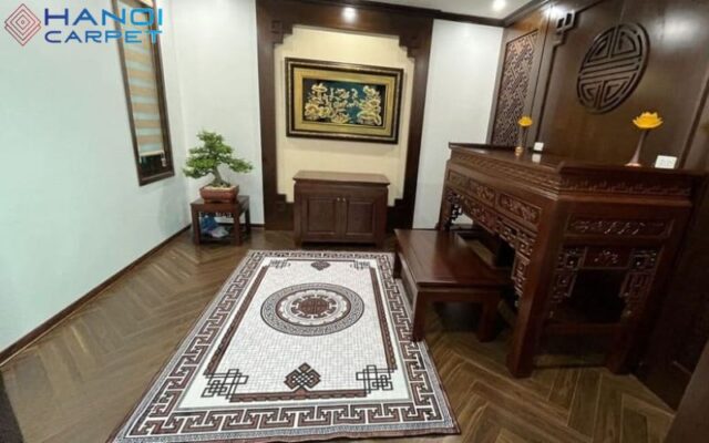 vì sao nên dùng thảm trải phòng thờ