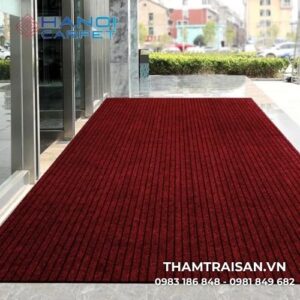 Thảm chùi chân màu đỏ NEWSHOER đa dạng kích thước
