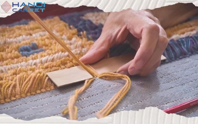 Thảm dệt từ sợi tái chế