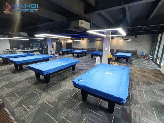 thảm trải sàn CLB bida