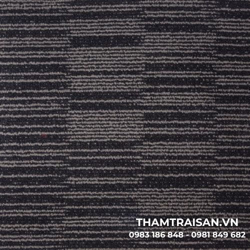 Thảm Moreno màu ghi đen