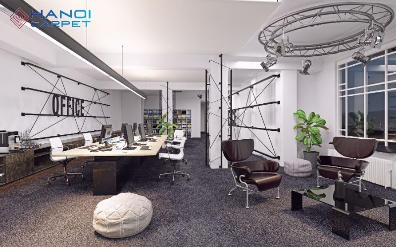Thảm nỉ giúp nâng cấp không gian văn phòng chuyên nghiệp, sang trọng