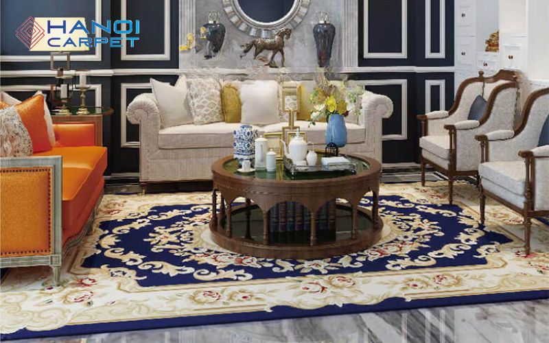 Bày trí thảm khu vực phòng VIP khách sạn