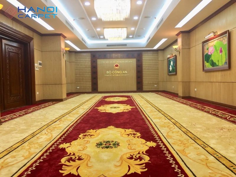 Thảm khánh tiết sang trọng, trang nghiêm