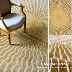 Hình ảnh thực tế thảm dệt tay thủ công TTC-004