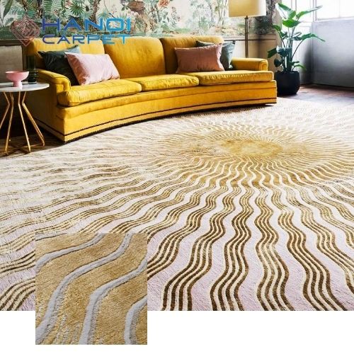 Thảm dệt tay phong cách hiện đại TTC-004