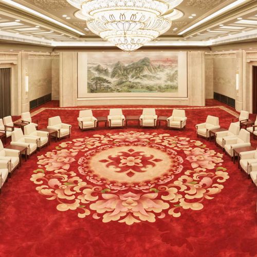 Thảm khánh tiết hoa văn trung tâm cao cấp