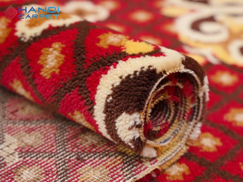 Thảm cuộn Wilton dệt bằng sợi cao cấp