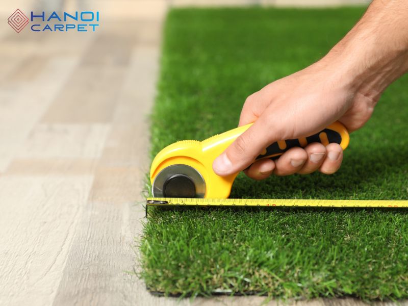 Thảm cỏ nhân tạo lót sàn trong nhà