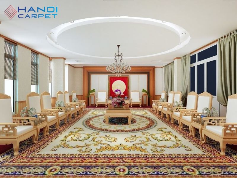 Mẫu thảm khánh tiết phù hợp với phòng hội nghị