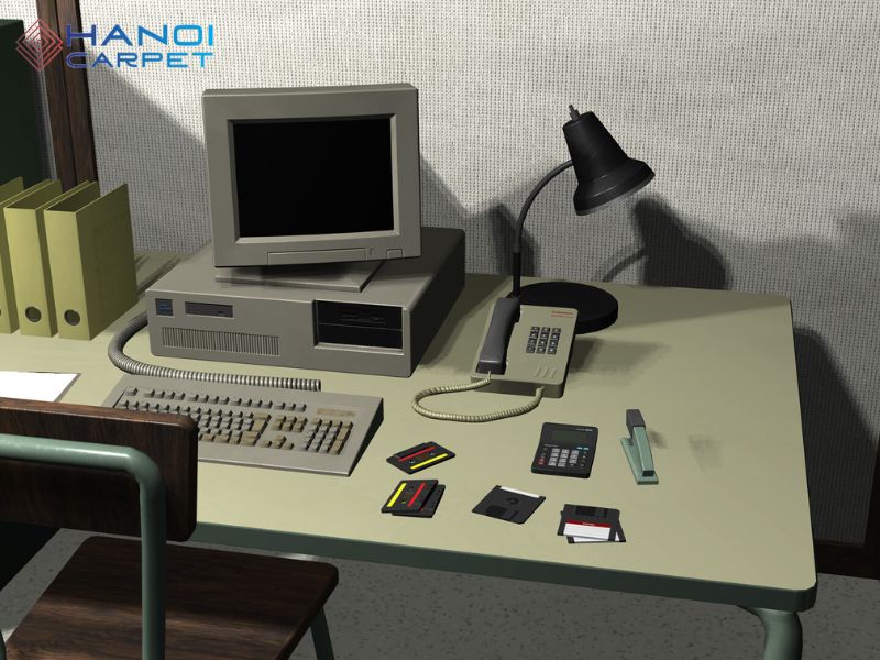 Không gian thiết kế văn phòng thập niên 1990 đề cao sự kết nối, sử dụng nội thất mô-đun linh hoạt và khu vực làm việc chung