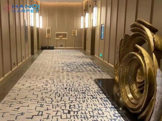 Thảm axminster sang trọng, hiện đại