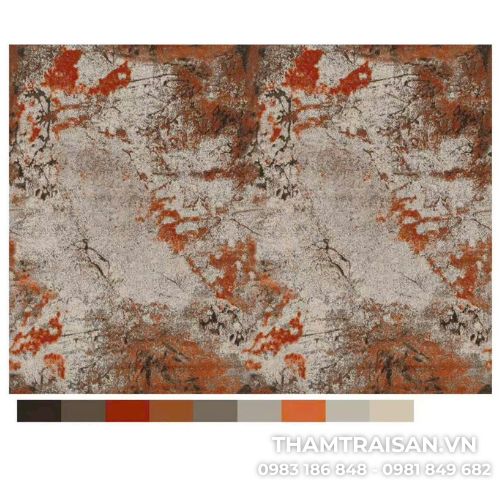 Bảng thông số kỹ thuật thảm hoa văn cao cấp HVCA-2501