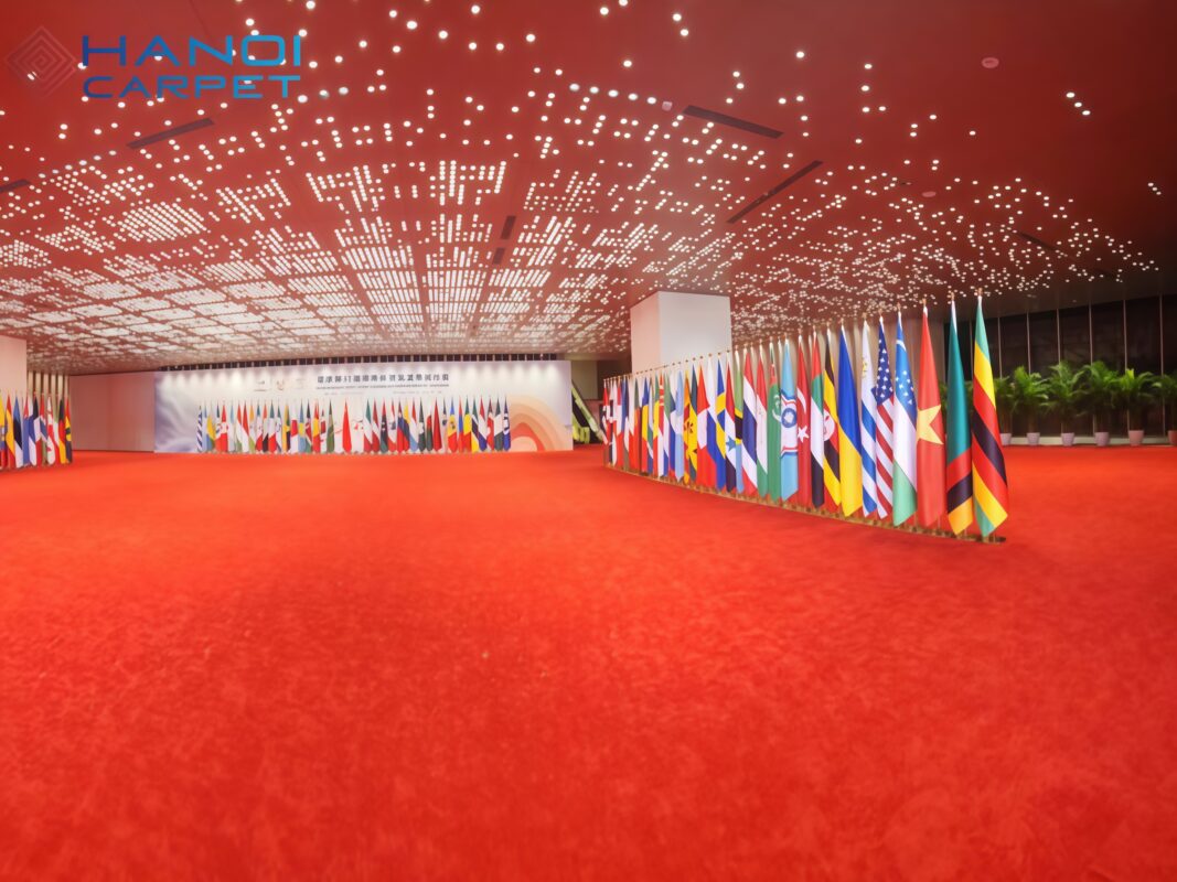 Mẫu thảm khánh tiết phù hợp trong các phòng họp, hội nghị sang trọng