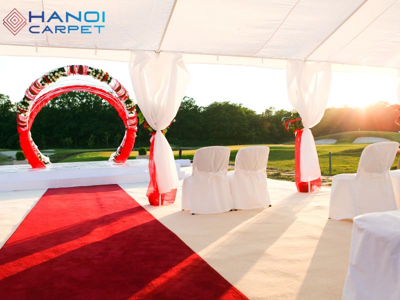Thảm khánh tiết cho sự kiện