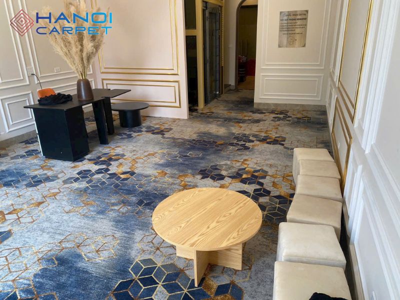 Thảm tạo nên nét đặc trưng cho không gian khách sạn