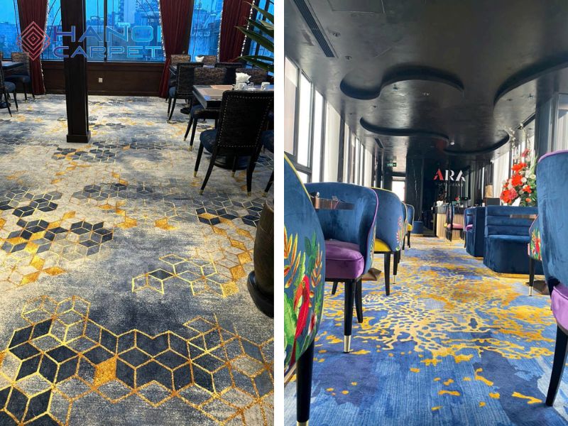 Các mẫu thảm trải nhà hàng, khách sạn cao cấp