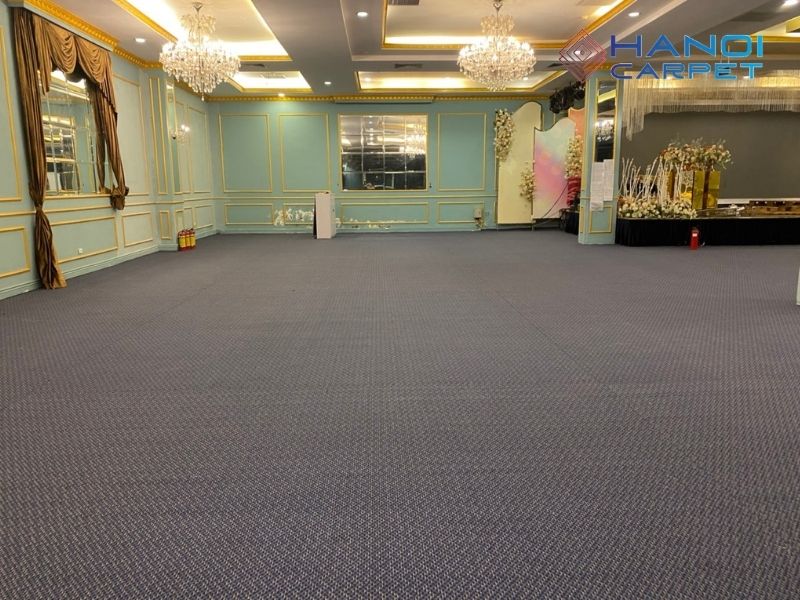 Thảm trải sàn HANOI CARPET thi công thực tế 