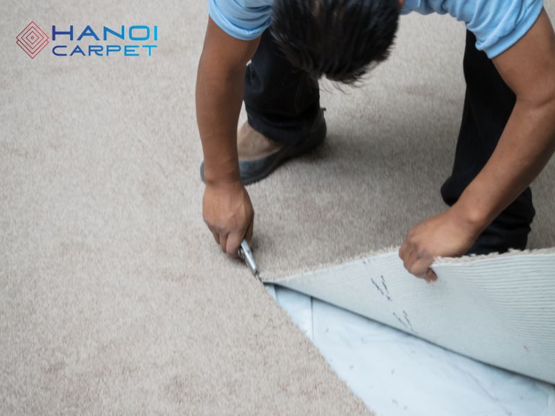 Thi công thảm văn phòng