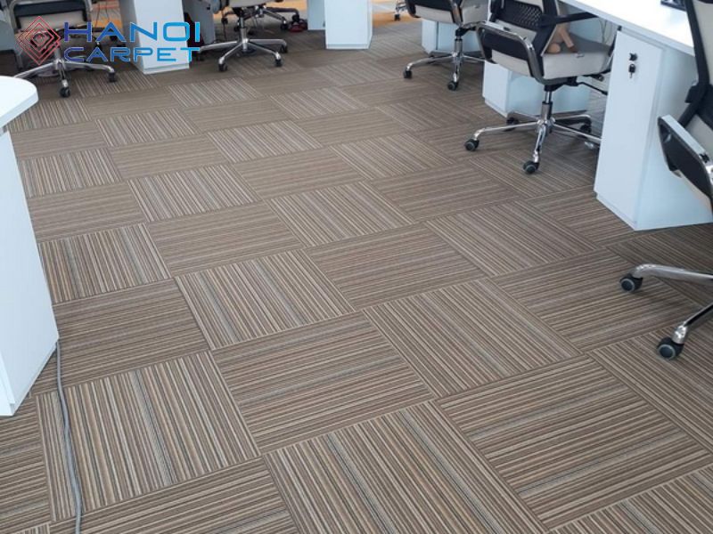 Thảm văn phòng màu trung tính, dễ phối