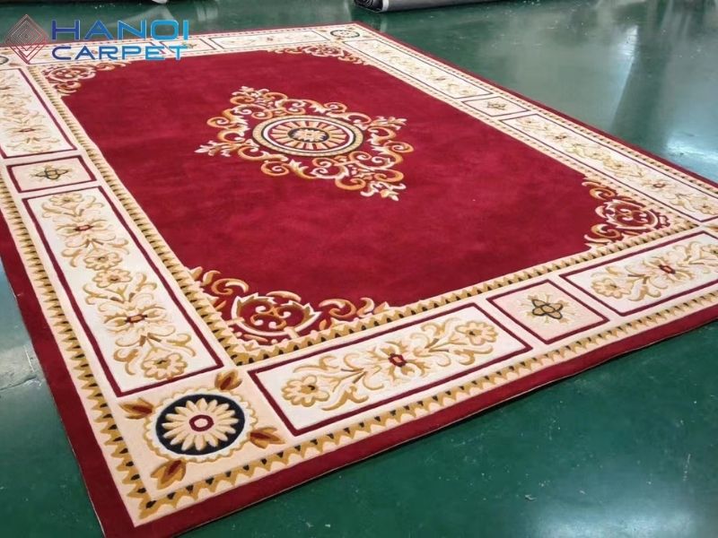 Nhờ độ hoàn thiện cao, thảm giữ được form dáng đẹp, không nhăn, không bong mép, đảm bảo tính thẩm mỹ xuyên suốt chương trình