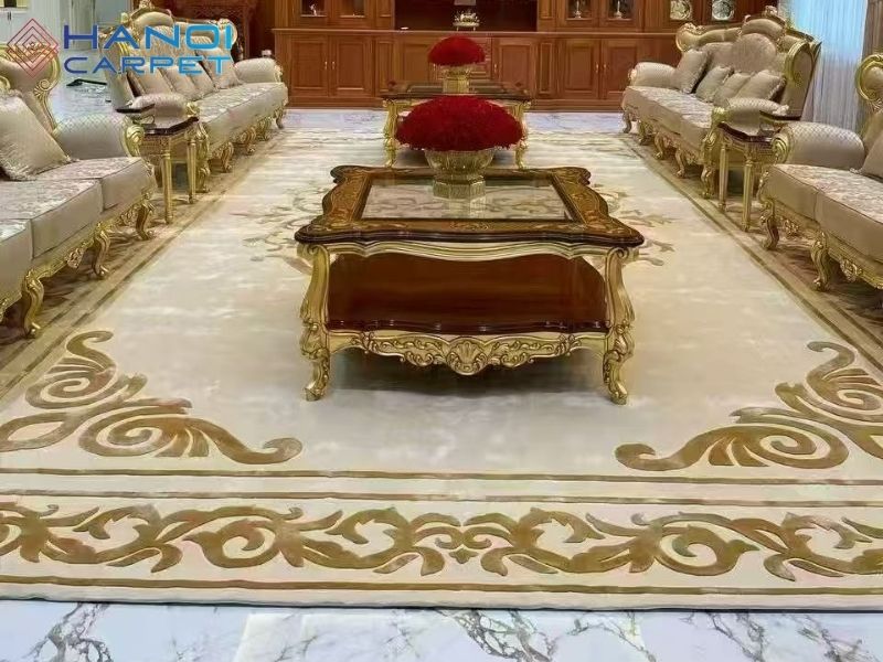 Độ bền của thảm cho phép sử dụng trong nhiều sự kiện liên tiếp nếu được bảo quản đúng cách