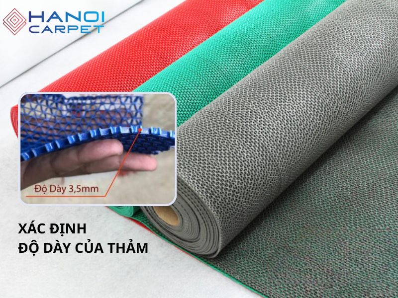 Chọn độ dày thảm phù hợp nhu cầu sử dụng