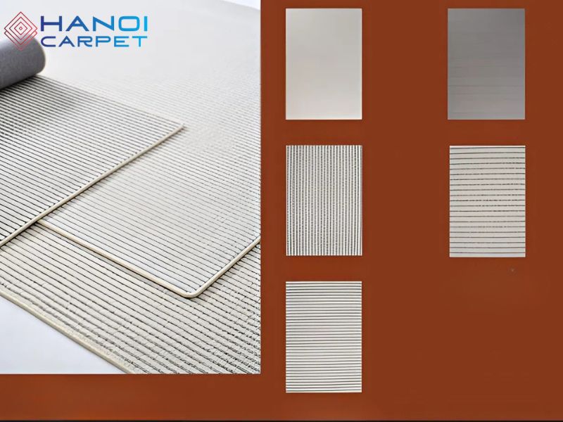 Thảm dạ thô được dệt thành vòng nhỏ trên bề mặt