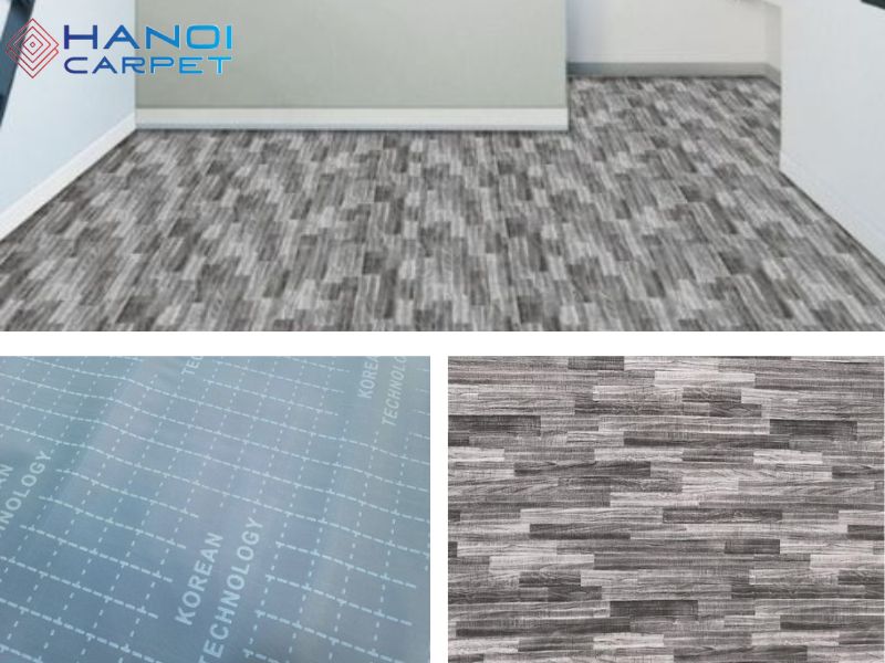 Thảm simili lắp đặt ở nhà trọ