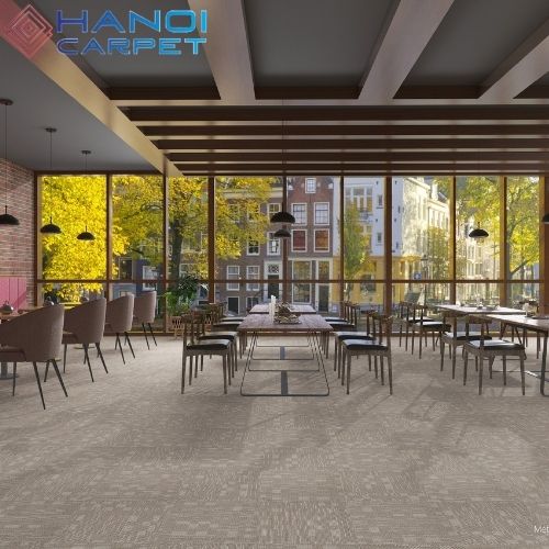 Thảm tấm dễ lắp đặt, phù hợp cho nhiều không gian